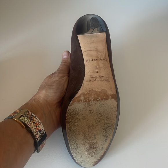 Kate Spade brown suede platform pumps - Picture 5 of 5
